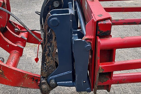 Radlader auf Euro - Terex 50mm