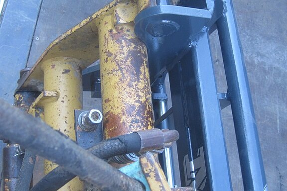 Radlader auf Euro - Terex 35mm