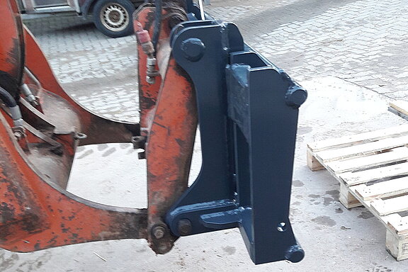 Radlader auf Euro - Terex 35mm