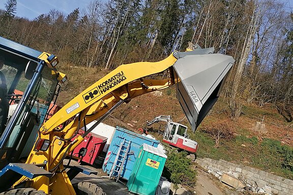 Radlader auf Euro - Hanomag