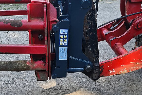 Radlader auf Euro - Terex 50mm