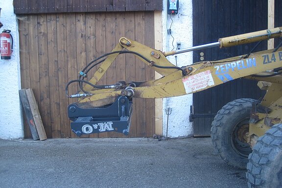 Radlader auf Euro - Terex 35mm