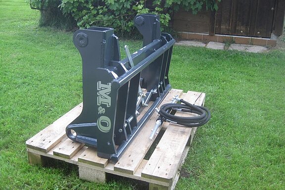 Radlader auf Euro - Terex 50mm