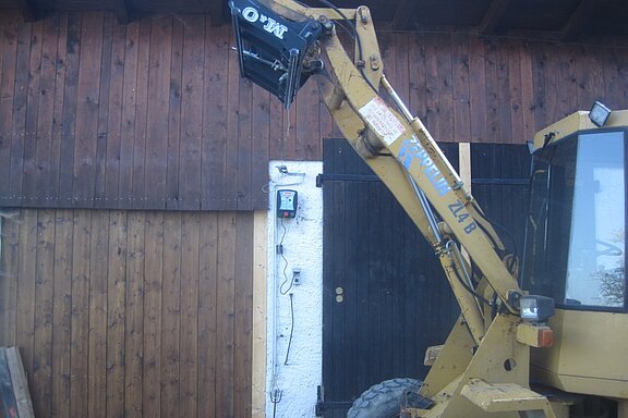 Radlader auf Euro - Terex 35mm