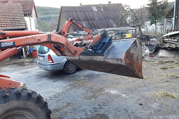 Radlader auf Euro - Terex 35mm