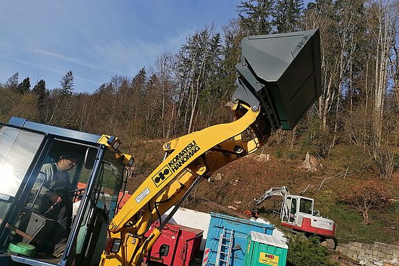 Radlader auf Euro - Hanomag