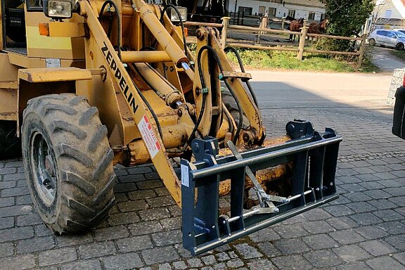 Radlader auf Euro - Terex 35mm